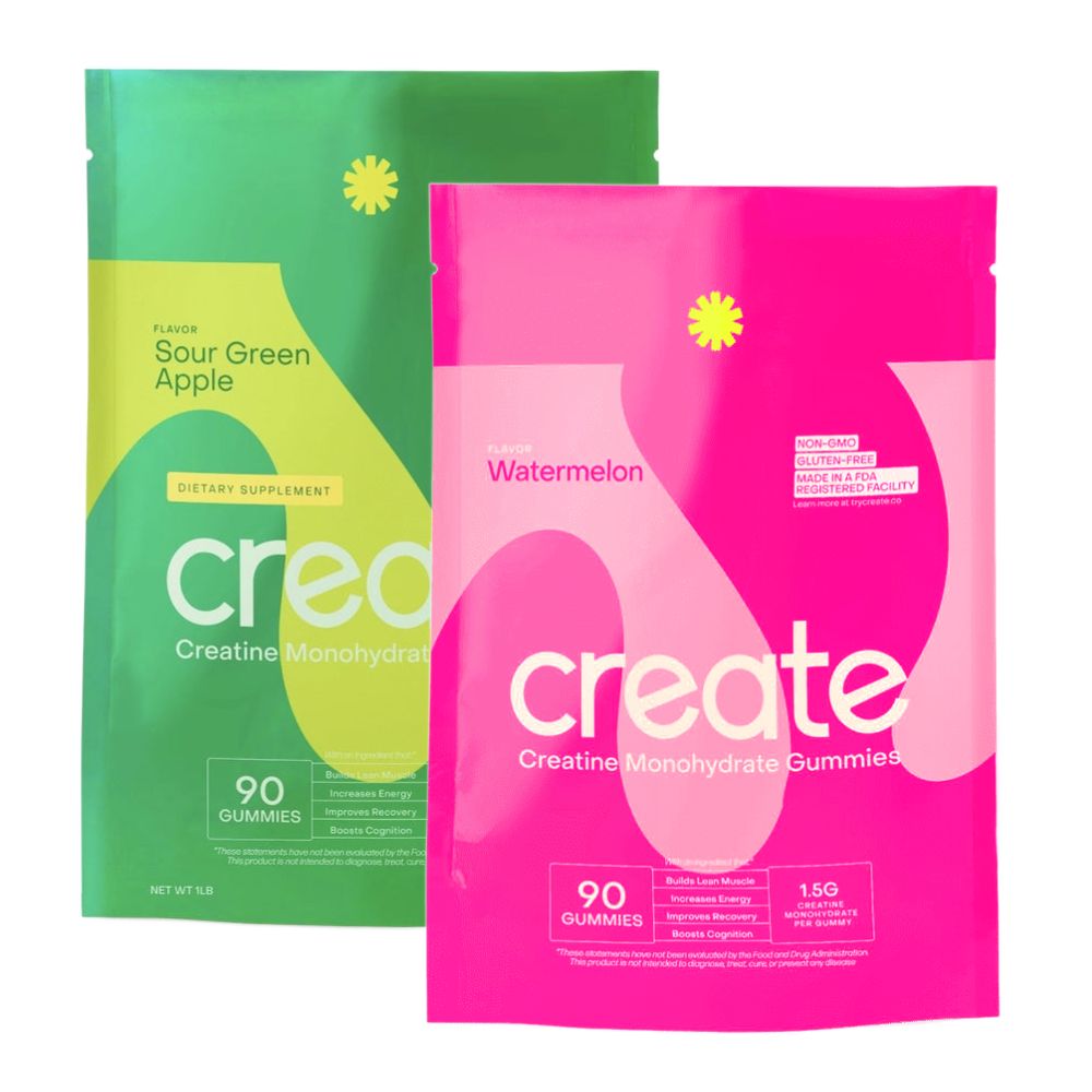 Create Creatine Monohydrate Gummies (Pack of 2)
